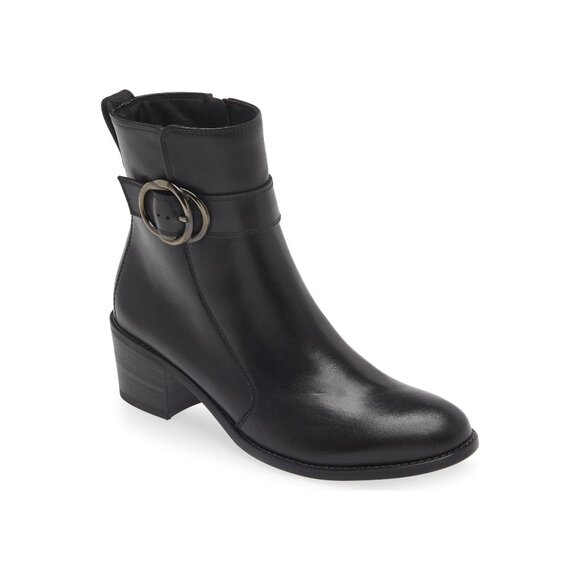 Paul Green Shoes - 🆕PAUL GREEN Vanessa Block Heel Ankle Bootie Boot 8 Black